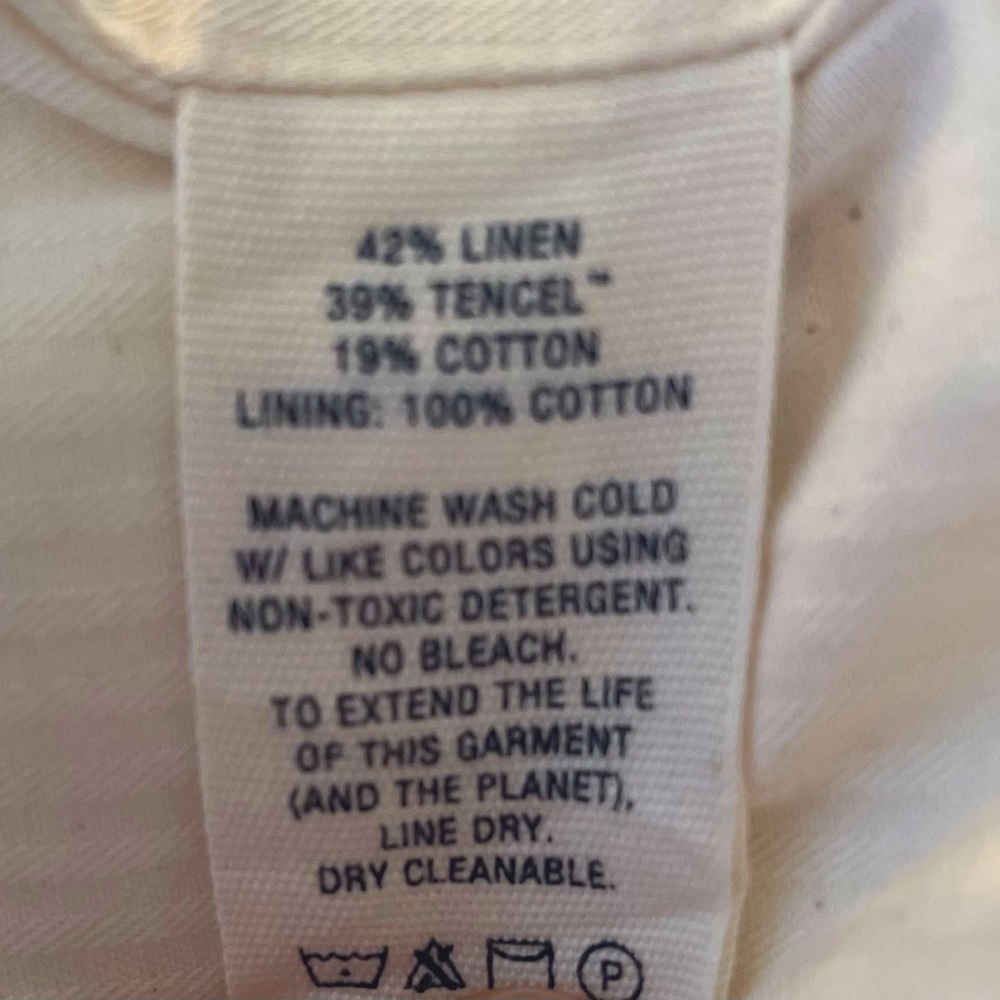 New! Alex Mill white linen blazer - Picture 5 of 5